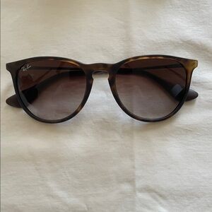 Ray-Ban Tortoise Aviator Sunglasses with Black Case